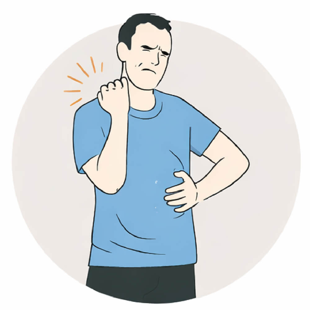 經常感覺身體緊繃、卡卡的人