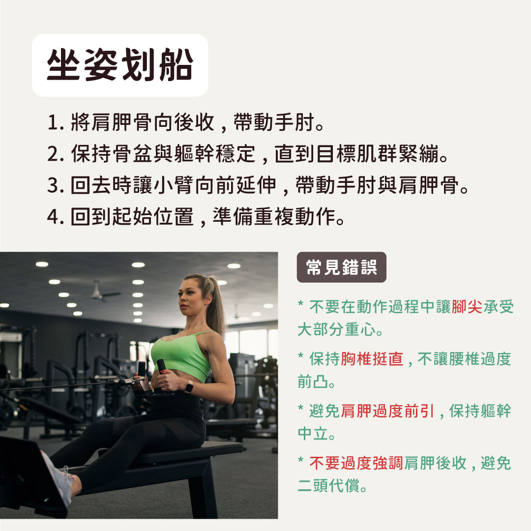 坐姿划船